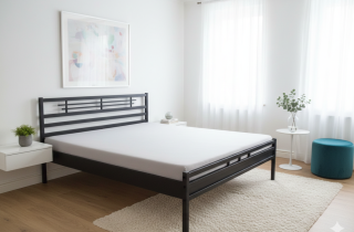 kovové dvoulůžko Týna